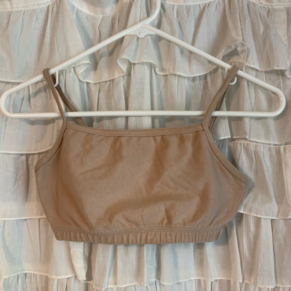 Varsity uniform sports bra